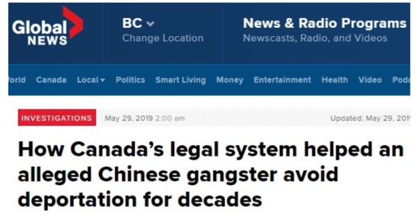 “重量级”华人男子偷渡加拿大遣返了26年都未成功