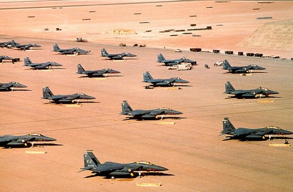 美國F-15E也參加了1991年的沙漠風暴行動。