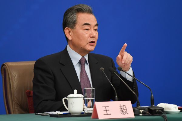 中共外交部長王毅。