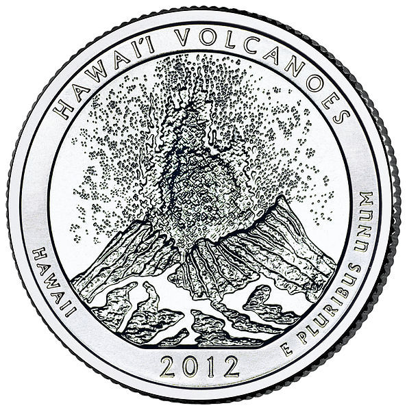 夏威夷夏威夷火山國家公園流通紀念幣