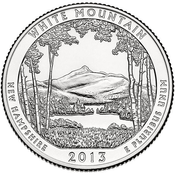 新罕布希爾州白山國家公園流通紀念幣