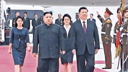 2019年6月20日，习近平上台后首访朝鲜。