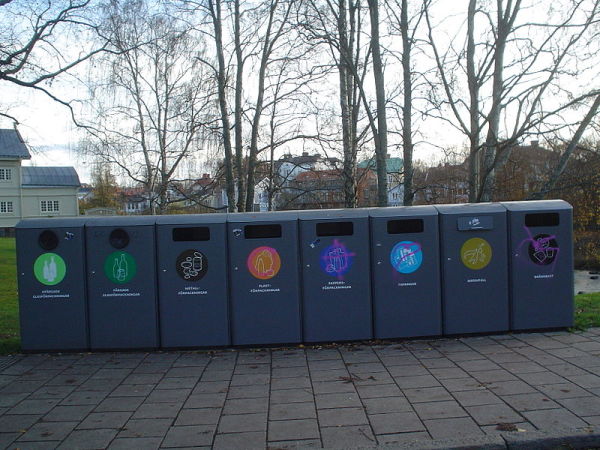 瑞典分一處類垃圾回收站