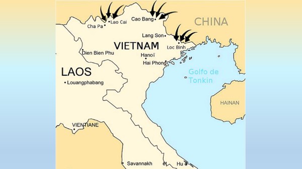 1979年鄧小平調遣20萬中共軍隊對越南發起的攻勢。