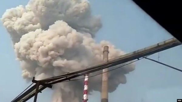 中国三门峡气化厂爆炸已致12人亡