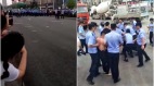 湖北万民上街反对建垃圾焚烧厂警察暴力清场(图)