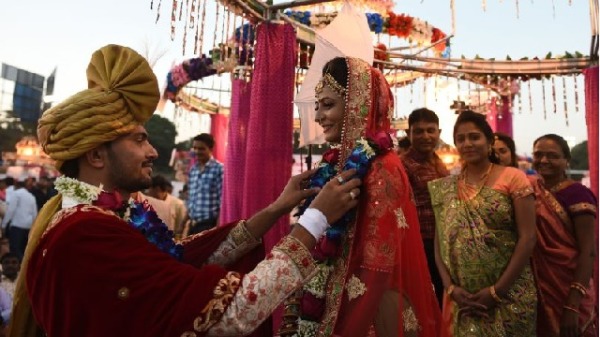 印度 婚礼 新娘 新郎