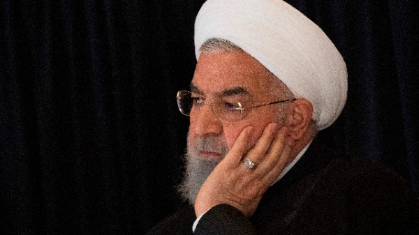 伊朗總統魯哈尼（Hassan Rouhani）（圖片來源：JIM WATSON/AFP/Getty Images)