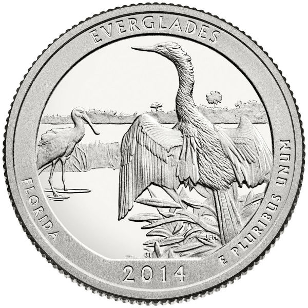 佛罗里达州大沼泽地国家公园流通纪念币