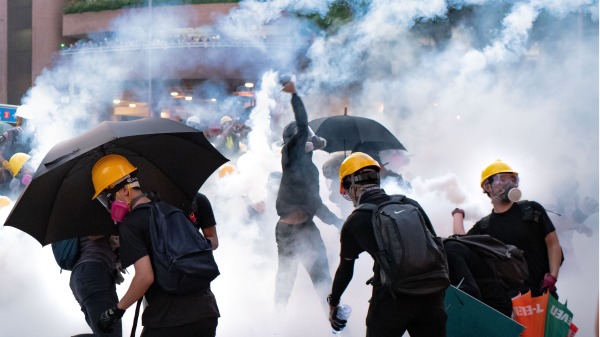 香港反送中示威民眾（圖片來源：Billy H.C. Kwok/Getty Images）