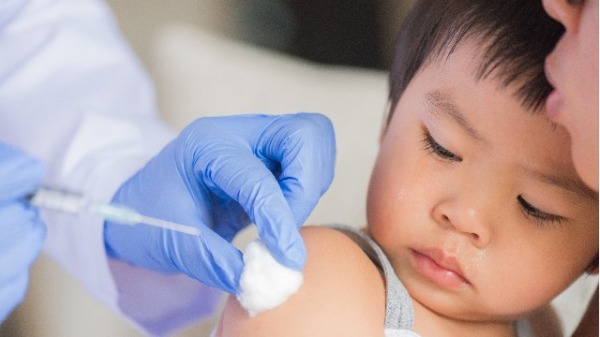 注射疫苗示意圖