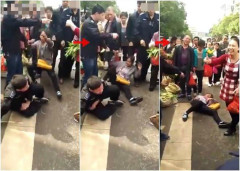城管與大媽街頭「對決」畫面讓路人捧腹大笑(組圖視頻)