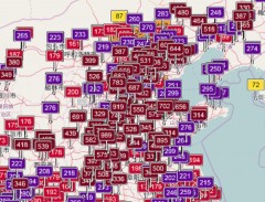 中国各地空污升级郑洲指数逼近1000(组图)