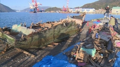 漂流至日本的朝鲜船只