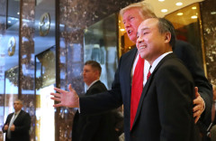 日本软银孙正义承诺川普将投资美国500亿(图)