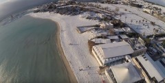 500年前世界末日預言成真義大利海灘降雪(組圖視頻)