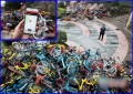 深圳市容亂糟糟「單車共享」堆砌成山(圖)