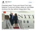 川普抵華府準備就職美國將進入新時代(圖)