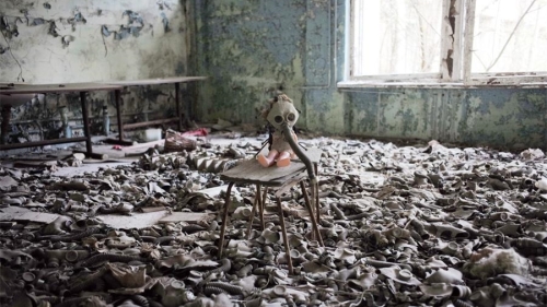 俄羅斯切爾諾貝利核爆炸，將那個地區變成「鬼城」。