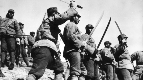 二十九軍大刀隊當時在喜峰口抗日。
