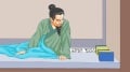 寝不横尸卧不覆首眠不北向：古人如何睡眠养生(组图)