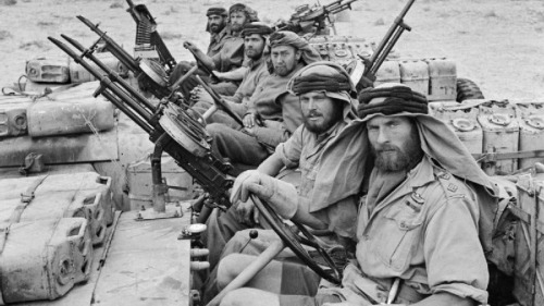 二戰期間在北非作戰的SAS隊員。