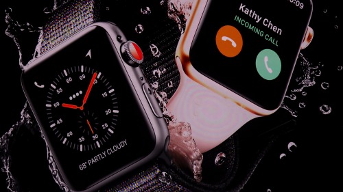蘋果手錶3系可進行獨立通話