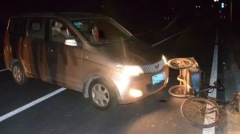 自行車撞倒人肇事者騙保險換車再撞一遍(圖)