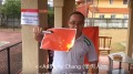 中国留学生“十一”接力焚烧五星旗(视频图)