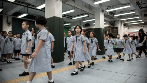 香港小學生被要求在學校說普通話