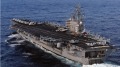 美軍三航母罕見太平洋聯合軍演(組圖)