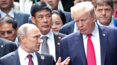 川普：普京说没有干预美国总统大选(图视频)