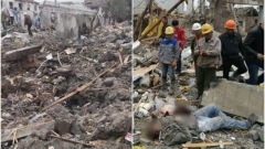 寧波大爆炸現場目擊者「這壓死好多人」(圖)