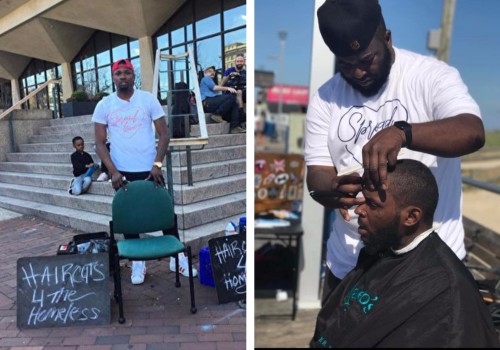 美國男子為千名遊民免費理髮 獲贈理髮店