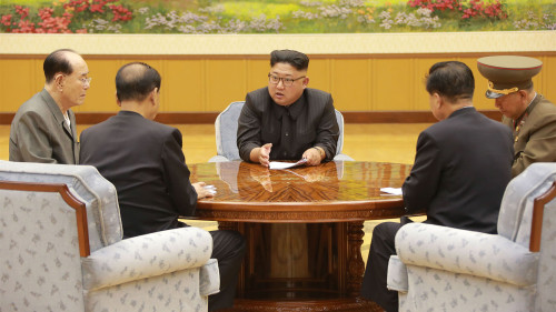 朝鮮領導人金正恩的核武問題成為川普亞洲行與各國首腦商談的核心。(16:9) 