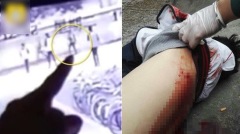 13歲「官二代」飛刀殺人是意外畫面曝光狠打臉(圖)