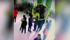 再有虐童案陝西幼教暴力踢打10名幼童(圖)
