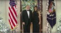 白宮發布川普总统夫妇圣诞祝福視頻(视频)