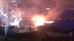 五月天上海開唱起火火勢竄起2層樓高(圖)