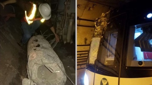 深圳地鐵11號線因非法打樁工程而中斷