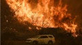 狂風肆虐南加州野火延燒威脅洛杉磯市(組圖視頻)