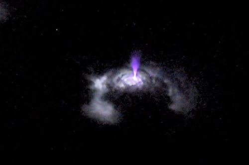 国际空间站抓拍大气中的神秘蓝色闪电