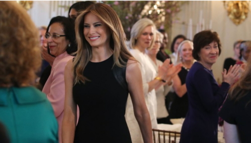 主持白宫餐会第一夫人吁正视性别歧视