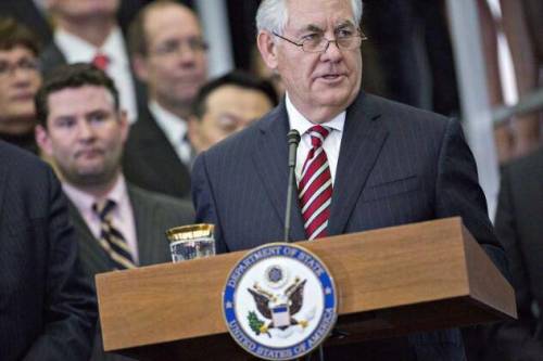 美國國務卿蒂勒森要求國會定期報告伊朗是否遵守核協議