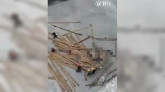 廣州發電廠坍塌現場屍橫遍野(慎入組圖)