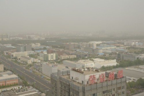 北京陷入春以來最嚴重沙塵天氣