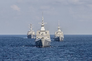 美國海軍與新加坡將在關島進行聯合軍演（美國海軍圖片）