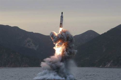朝鮮的核武測試（網路圖片） 