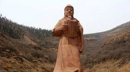 赵奢是历史名将，与廉颇齐名。图为赵奢的雕像。
