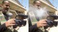 幸运之神眷顾记者摄影机挡住ISIS子弹(视频)